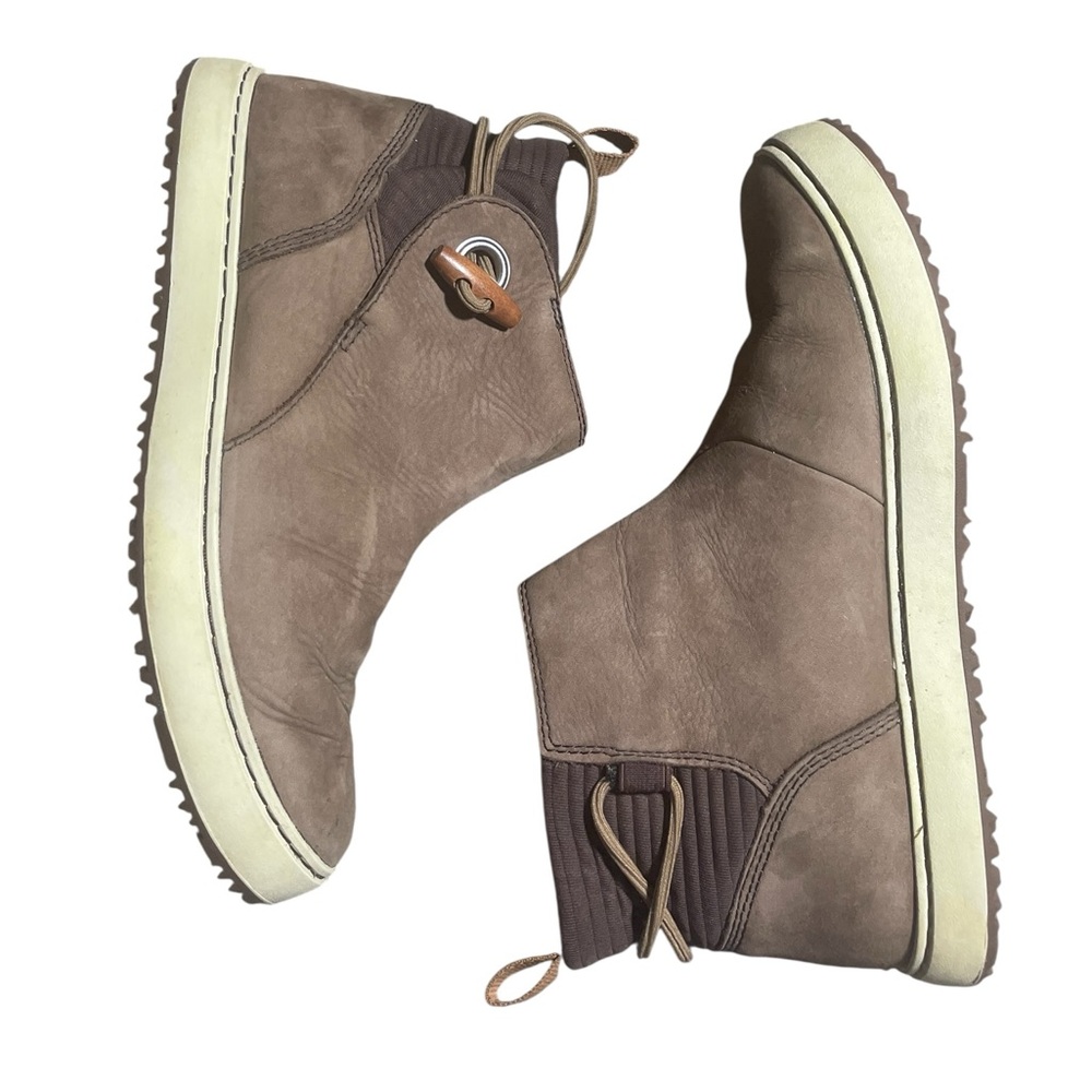 F6- Women’s size 8 medium LL Bean  Brown Casual Ankle Boots